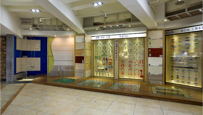 「图」宁波装修公司 圣都装饰 4000方材料展厅一站式家装体验馆